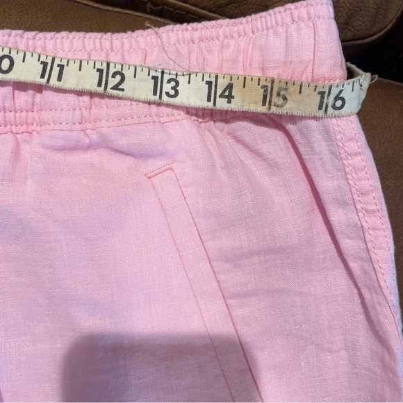 Lilly Pulitzer Taron Linen Pant pink blossom NWT size med - Picture 5 of 6